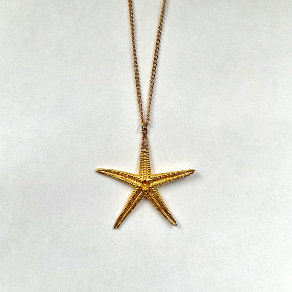 Gold Starfish Necklace