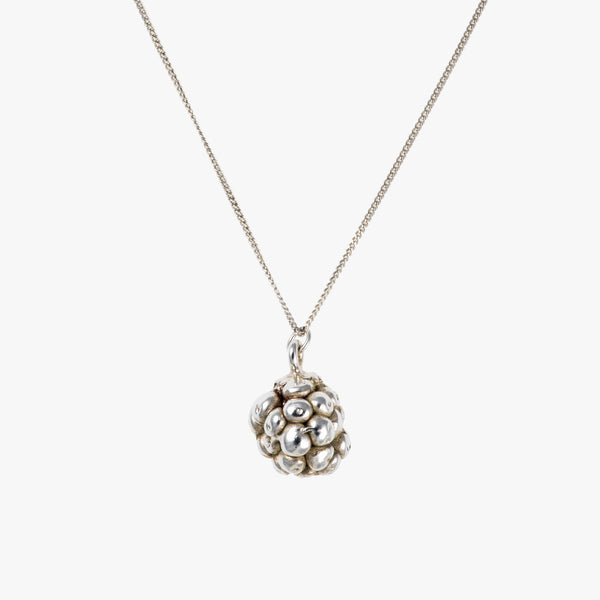 Silver Blackberry Necklace