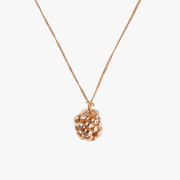 Rose Gold Blackberry Necklace
